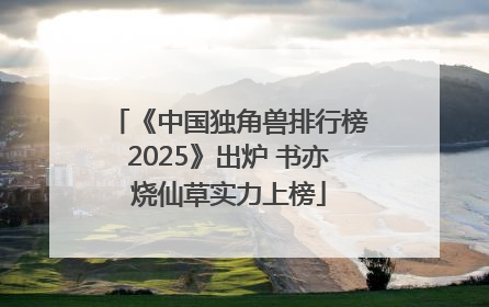 《中国独角兽排行榜2025》出炉 书亦烧仙草实力上榜