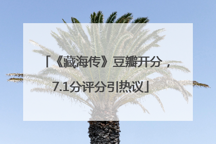 《藏海传》豆瓣开分，7.1分评分引热议