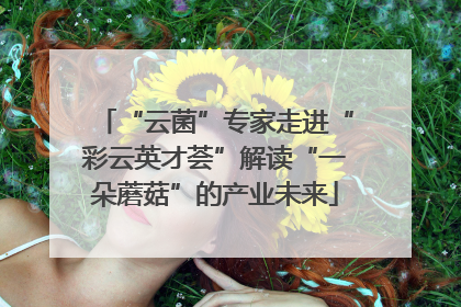 “云菌”专家走进“彩云英才荟”解读“一朵蘑菇”的产业未来