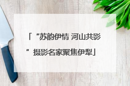 “苏韵伊情 河山共影”摄影名家聚焦伊犁