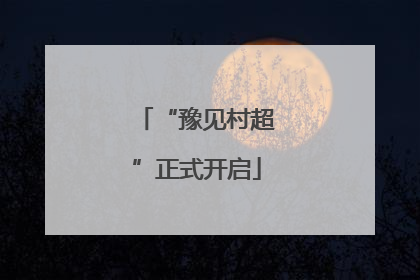 “豫见村超”正式开启