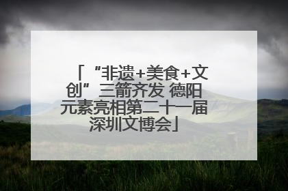 “非遗+美食+文创”三箭齐发 德阳元素亮相第二十一届深圳文博会