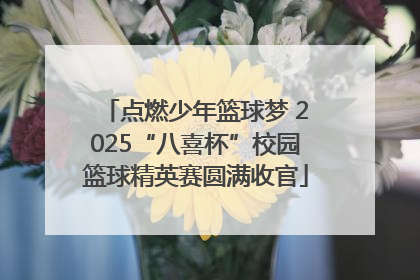 点燃少年篮球梦 2025“八喜杯”校园篮球精英赛圆满收官