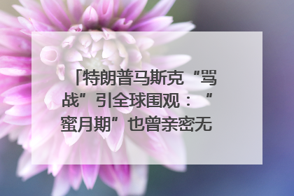 特朗普马斯克“骂战”引全球围观：“蜜月期”也曾亲密无间｜国际观察
