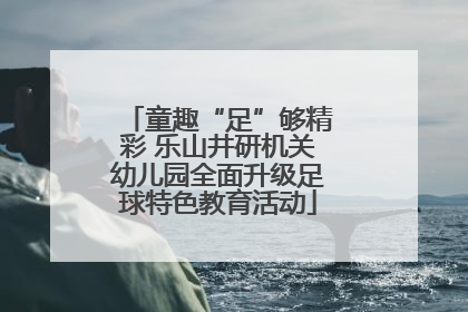 童趣“足”够精彩 乐山井研机关幼儿园全面升级足球特色教育活动