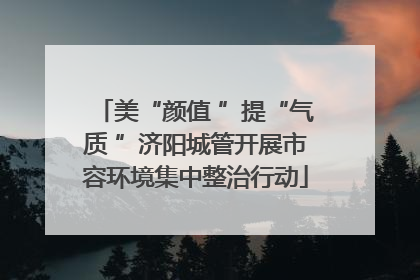美“颜值 ”提“气质 ”济阳城管开展市容环境集中整治行动