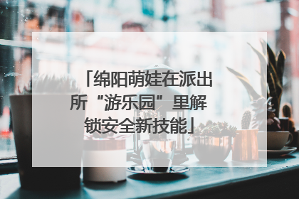绵阳萌娃在派出所“游乐园”里解锁安全新技能