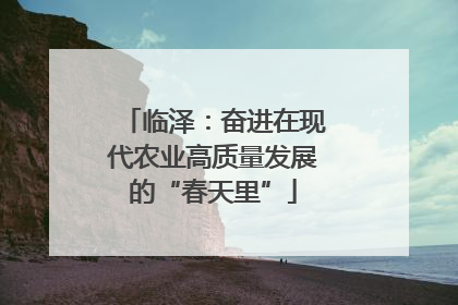临泽：奋进在现代农业高质量发展的“春天里”