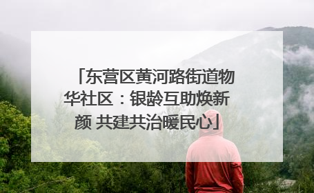 东营区黄河路街道物华社区：银龄互助焕新颜 共建共治暖民心