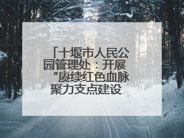 十堰市人民公园管理处：开展“赓续红色血脉 聚力支点建设”庆七一活动