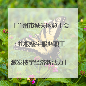 兰州市城关区总工会：扎根楼宇服务职工 激发楼宇经济新活力