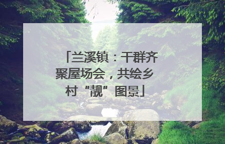 兰溪镇：干群齐聚屋场会，共绘乡村“靓”图景