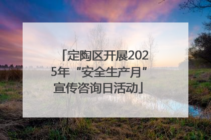 定陶区开展2025年“安全生产月”宣传咨询日活动