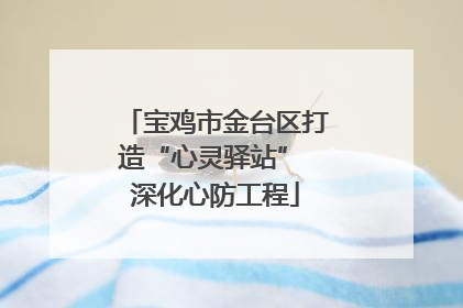 宝鸡市金台区打造“心灵驿站” 深化心防工程