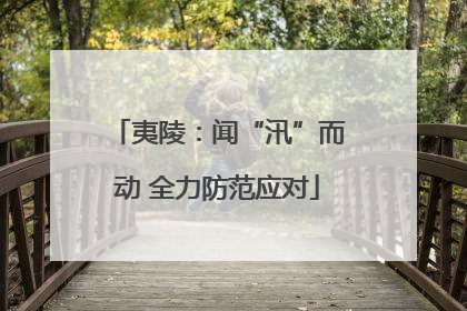 夷陵：闻“汛”而动 全力防范应对
