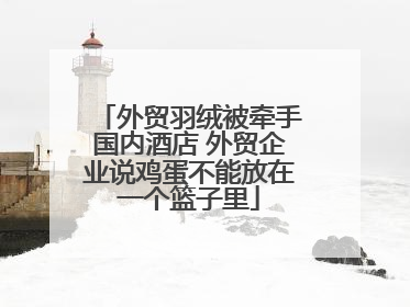 外贸羽绒被牵手国内酒店 外贸企业说鸡蛋不能放在一个篮子里
