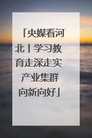 央媒看河北丨学习教育走深走实 产业集群向新向好