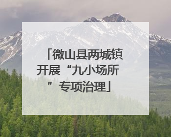 微山县两城镇开展“九小场所”专项治理