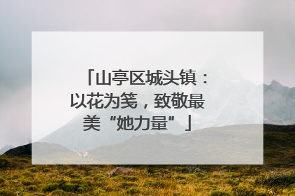 山亭区城头镇：以花为笺，致敬最美“她力量”