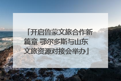 开启鲁蒙文旅合作新篇章 鄂尔多斯与山东文旅资源对接会举办