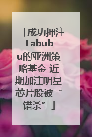 成功押注Labubu的亚洲策略基金 近期加注明星芯片股被“错杀”