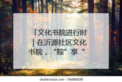 文化书院进行时｜在沂源社区文化书院，“粽”享“端午”美好时光