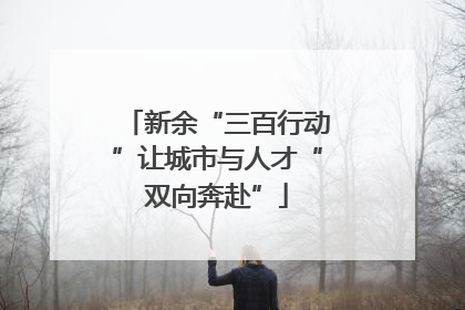 新余“三百行动”让城市与人才“双向奔赴”