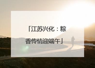 江苏兴化：粽香传情迎端午