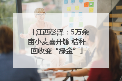 江西彭泽：5万余亩小麦喜开镰 秸秆回收变“绿金”