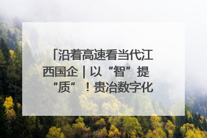 沿着高速看当代江西国企｜以“智”提“质”！贵冶数字化转型迈出新步伐