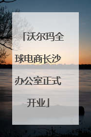 沃尔玛全球电商长沙办公室正式开业