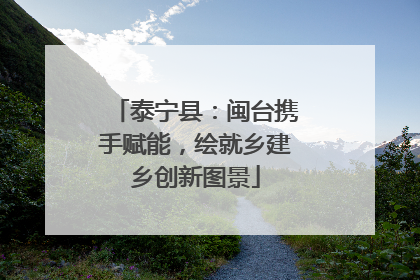 泰宁县：闽台携手赋能，绘就乡建乡创新图景