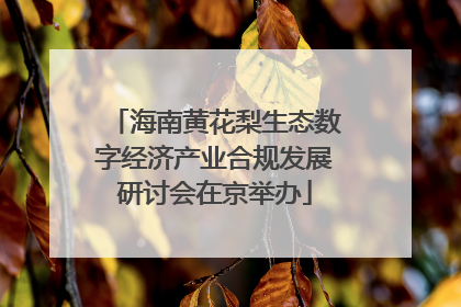 海南黄花梨生态数字经济产业合规发展研讨会在京举办