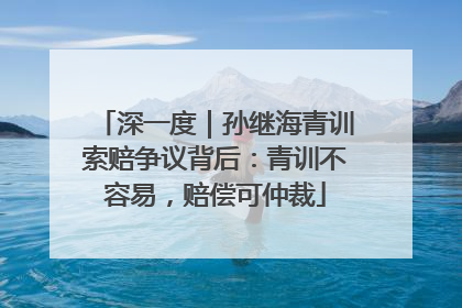 深一度｜孙继海青训索赔争议背后：青训不容易，赔偿可仲裁