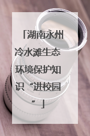 湖南永州冷水滩生态环境保护知识“进校园”