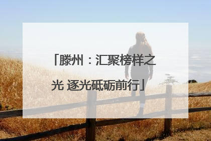 滕州：汇聚榜样之光 逐光砥砺前行