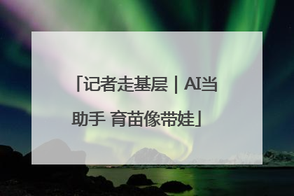 记者走基层｜AI当助手 育苗像带娃