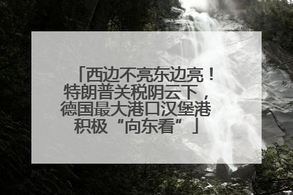 西边不亮东边亮！特朗普关税阴云下，德国最大港口汉堡港积极“向东看”