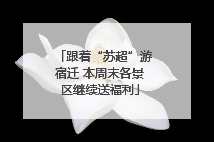 跟着“苏超”游宿迁 本周末各景区继续送福利
