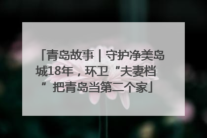 青岛故事｜守护净美岛城18年，环卫“夫妻档”把青岛当第二个家