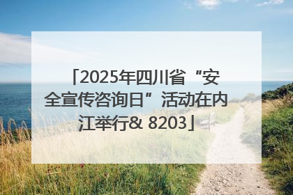 2025年四川省“安全宣传咨询日”活动在内江举行& 8203