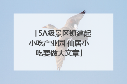 5A级景区镇建起小吃产业园 仙居小吃要做大文章